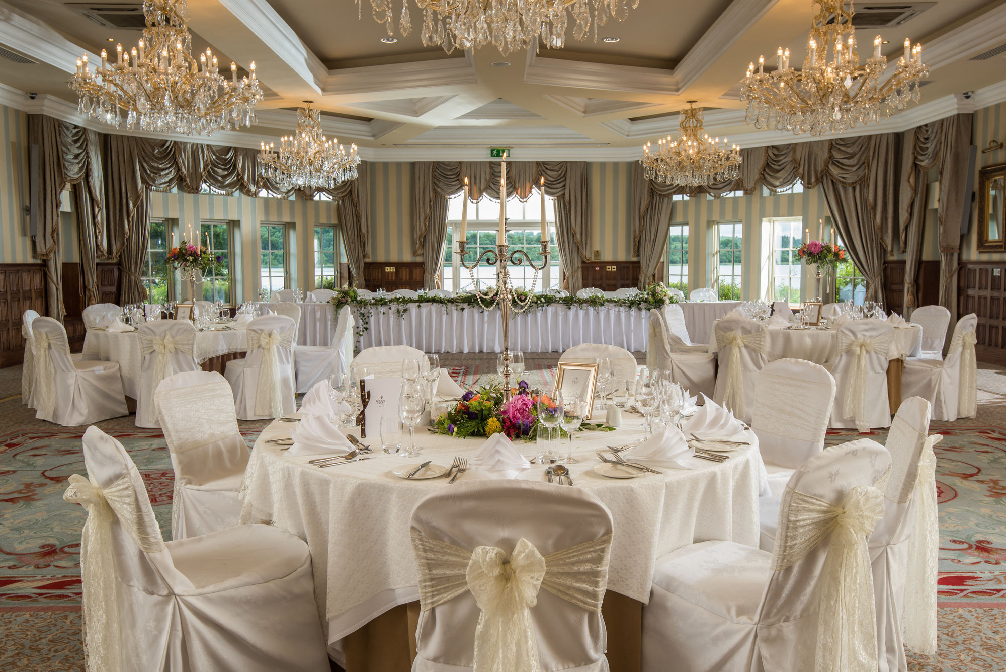 Lough Erne Resort Enniskillen Exterior foto The ballroom at the hotel